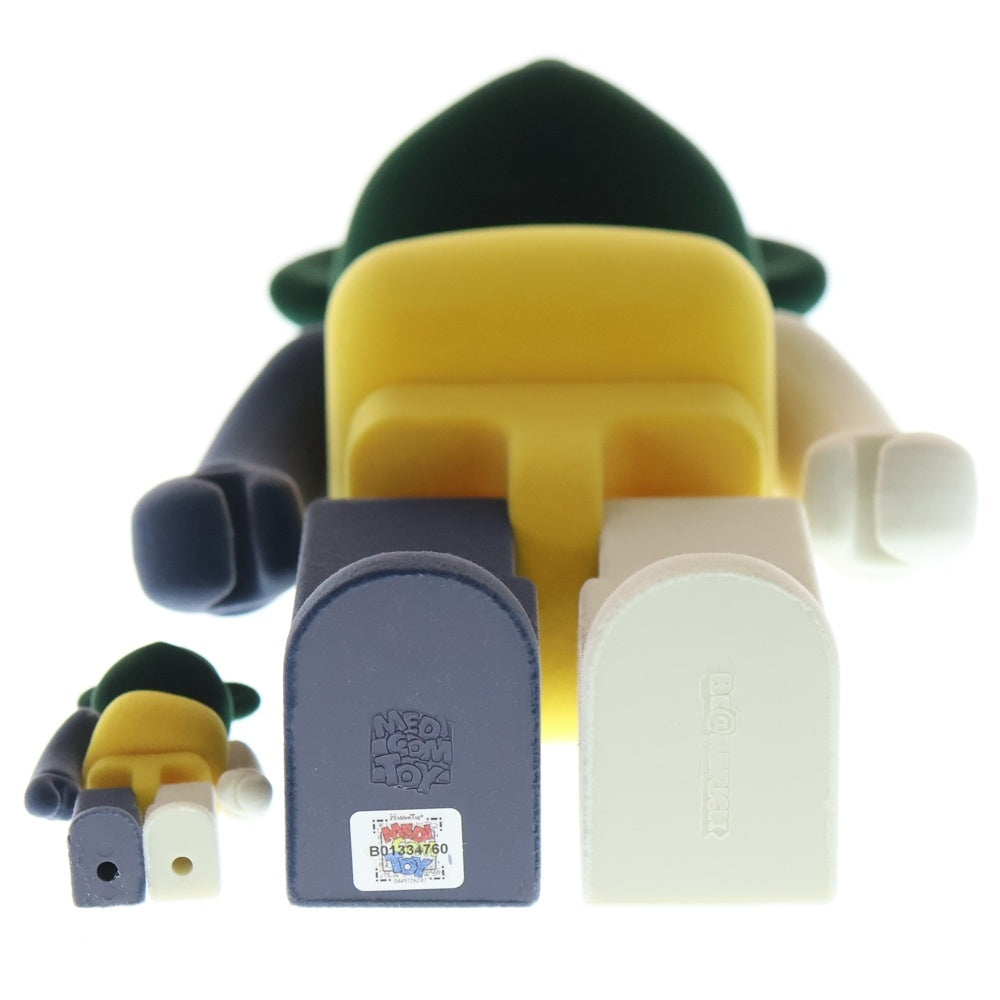 MEDICOM TOY(メディコムトイ) ×KITH BE@RBRICK SS21 FLOCK STYLE 100%&400% キス ベアブリック フィギュア 2体セット マルチ