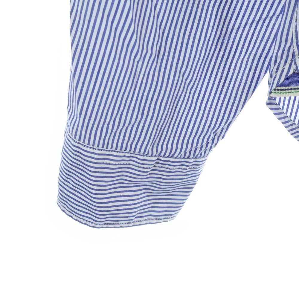 SCOTCH&SODA(スコッチ アンド ソーダ) ストライプ柄 長袖シャツ ブルー/ホワイト