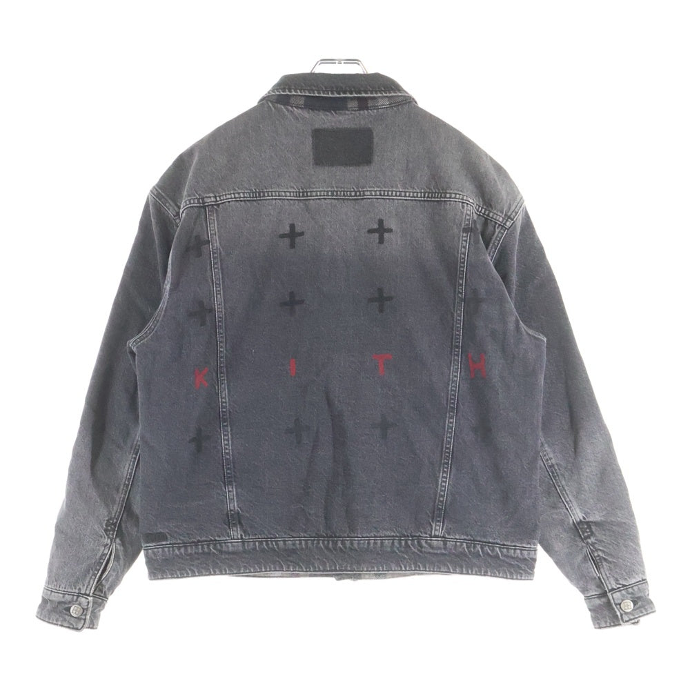 KITH(キス) ×KSUBI OH.G Reversible Jacket スビ リバーシブル デニムジャケット ブラック