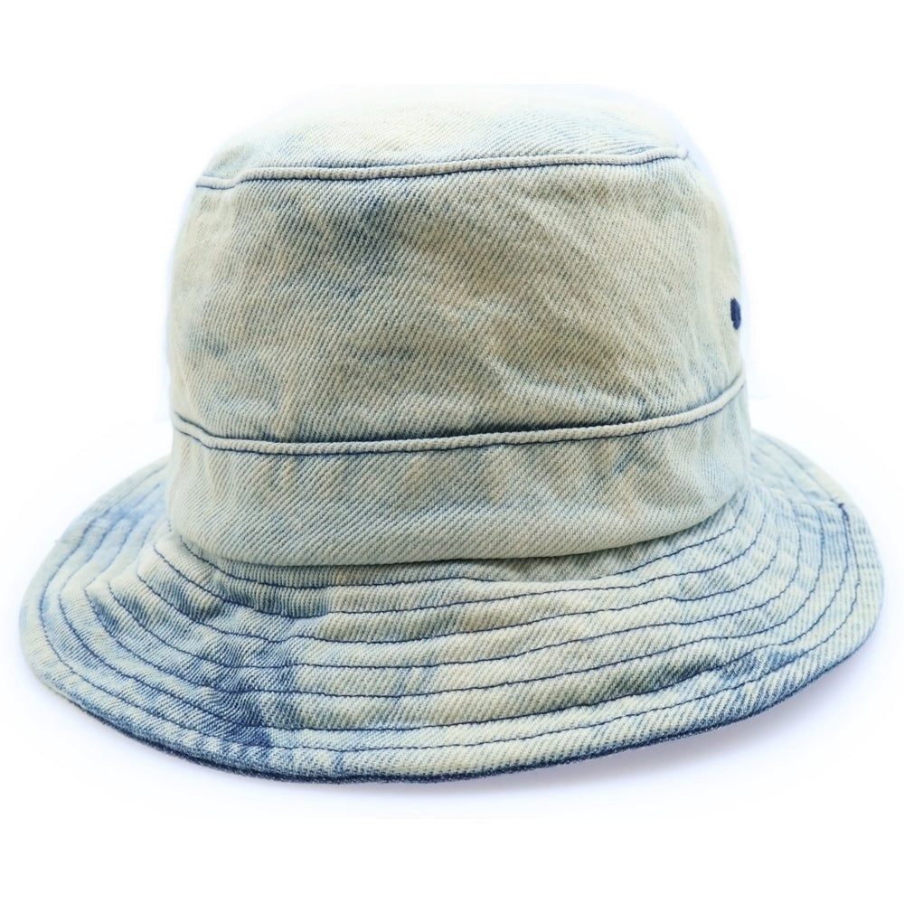 SUPREME(シュプリーム) 24SS Chino Twill Crusher Hat Dirty Indigo ロゴ刺繍 クラッシャーハット バケットハット 帽子 マルチ