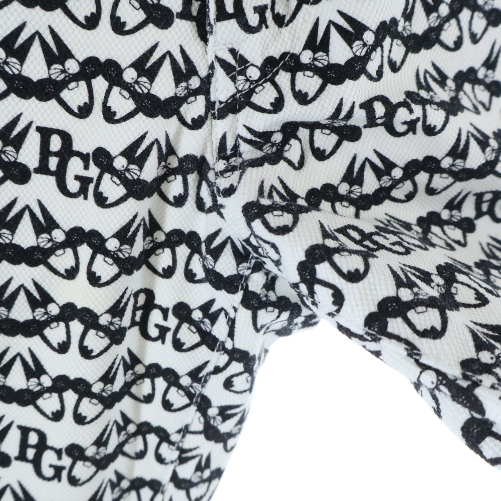 PEARLY GATES(パーリーゲイツ) ニャロメ ゴルフパンツ トラウザー スポーツ ホワイト/ブラック 053-9231019