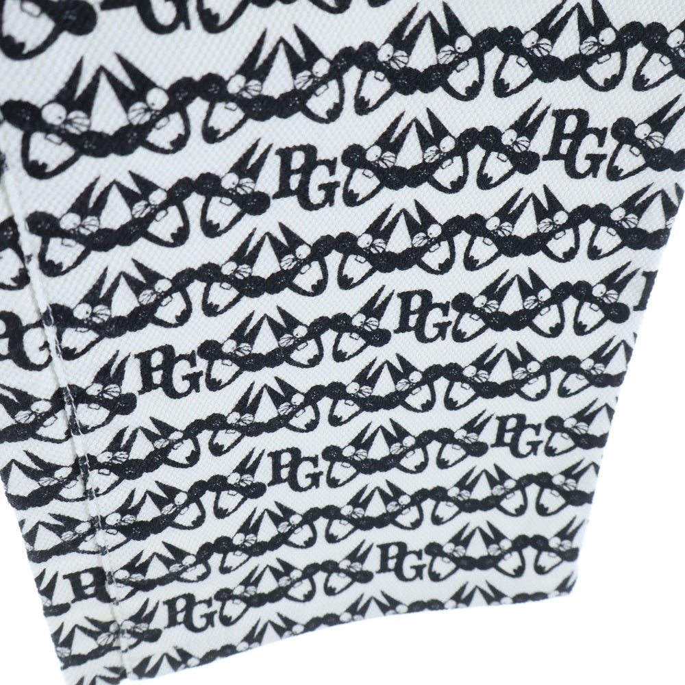 PEARLY GATES(パーリーゲイツ) ニャロメ ゴルフパンツ トラウザー スポーツ ホワイト/ブラック 053-9231019