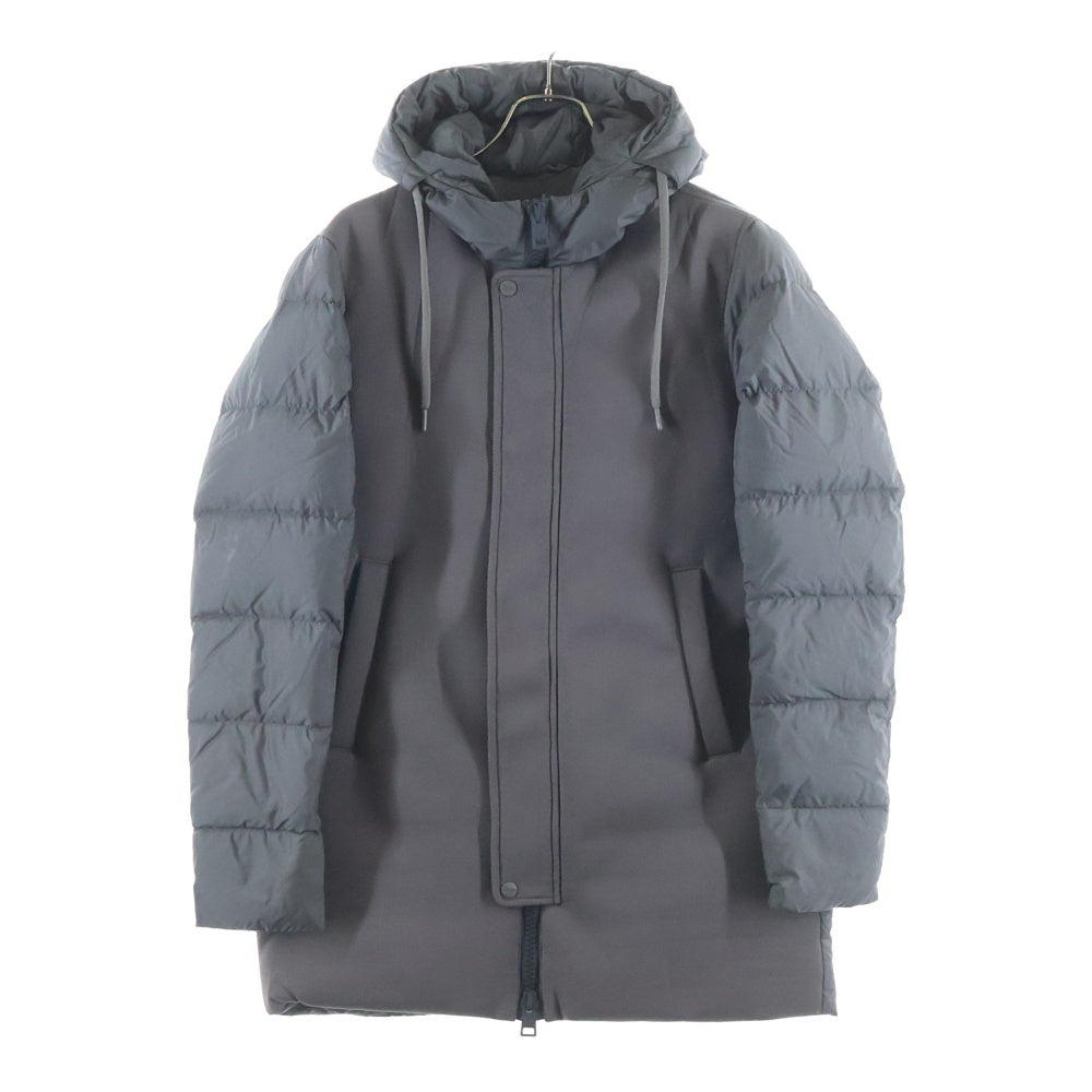 HERNO(ヘルノ) 異素材切替 ダウンジャケット アウター グレー PIPI0636U-12004-9460