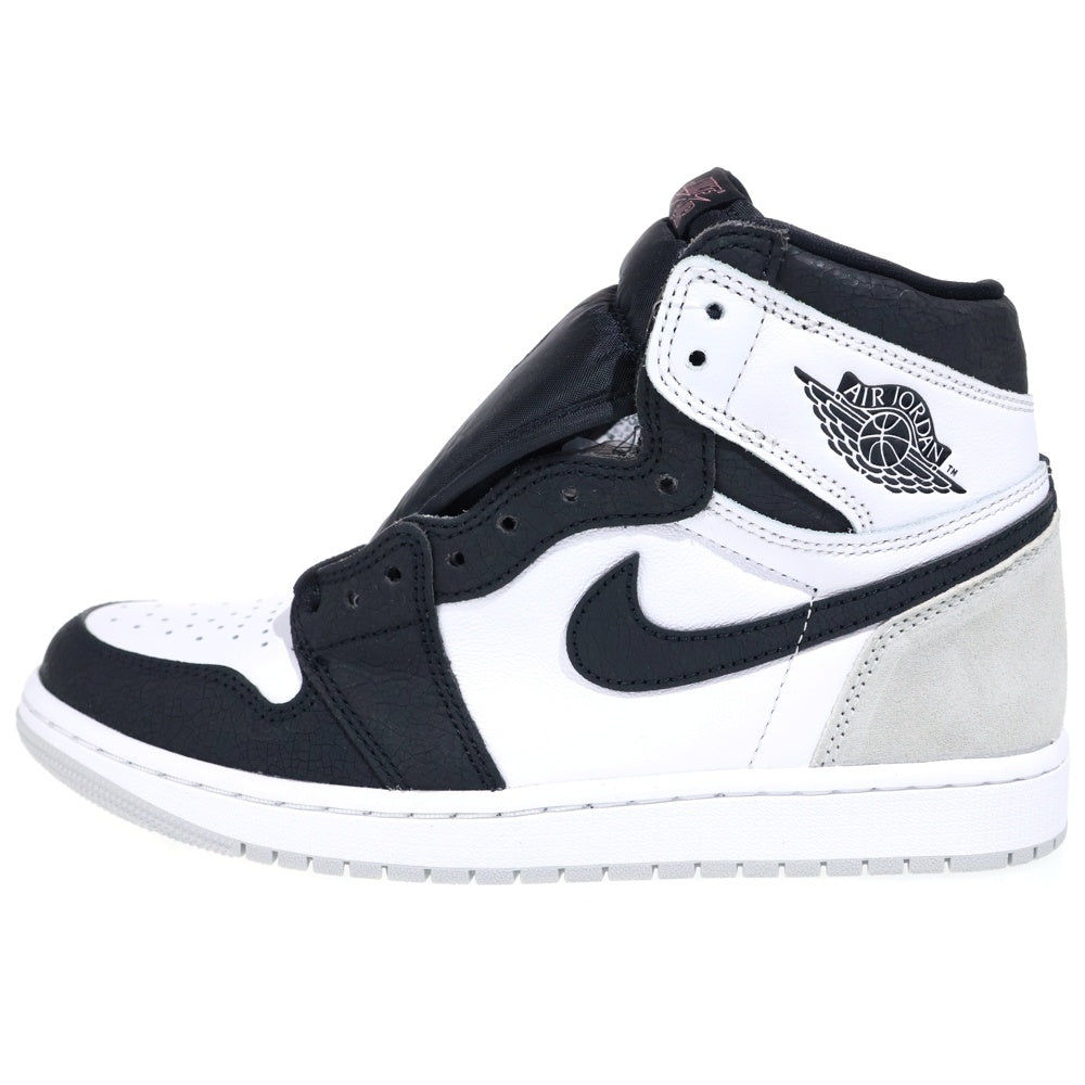 NIKE(ナイキ) AIR JORDAN 1 HIGH OG Bleached Coral 555088-108 エアジョーダン1 ブリーチドコーラル ハイカットスニーカー ホワイト/グレー US9/27cm