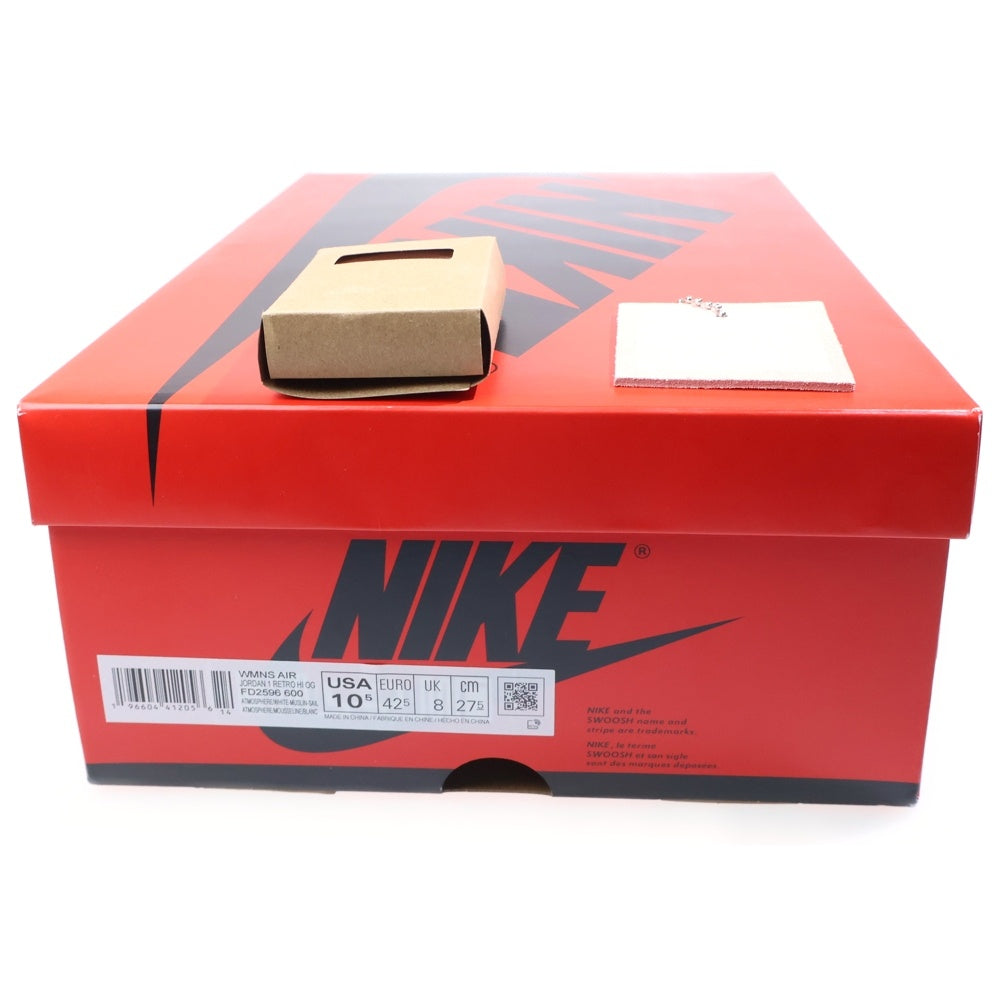 NIKE(ナイキ) WMNS AIR JORDAN 1 RETRO HIGH OG Washed Pink FD2596-600 ウィメンズ エア ジョーダン 1 レトロ ウォッシュドピンク ハイカットスニーカー US10.5/27.5cm レディース