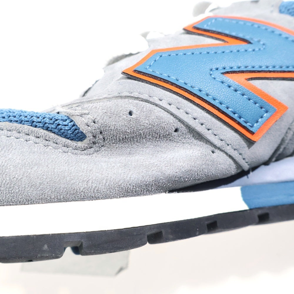 New Balance(ニューバランス) M996CSBO スウェードローカットスニーカー シューズ グレー/ブルー US8/26cm