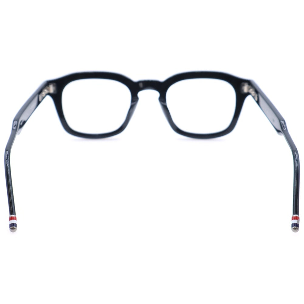 THOM BROWNE(トムブラウン) Silver Plate Titanium ウェリントン サングラス メガネ ブラック UE0412A