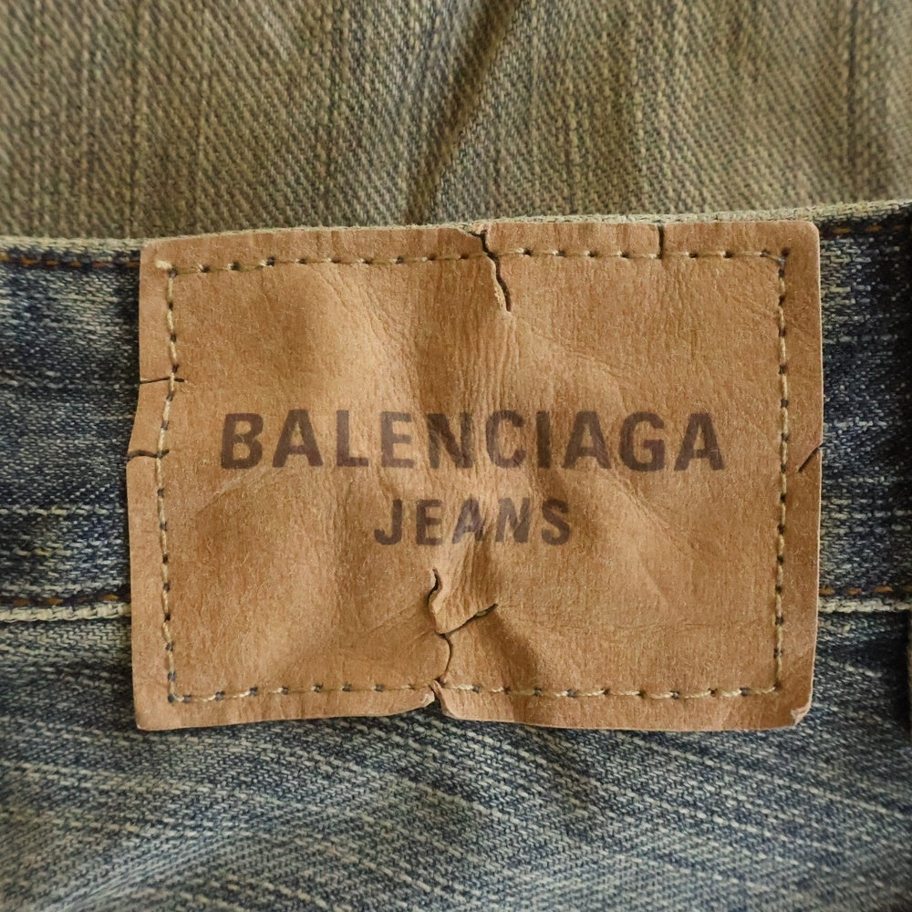 BALENCIAGA(バレンシアガ) 24AW TATTOO BUGGY JEANS タトゥー バギー ジーンズ デニムパンツ インディゴ 809360 TRW77