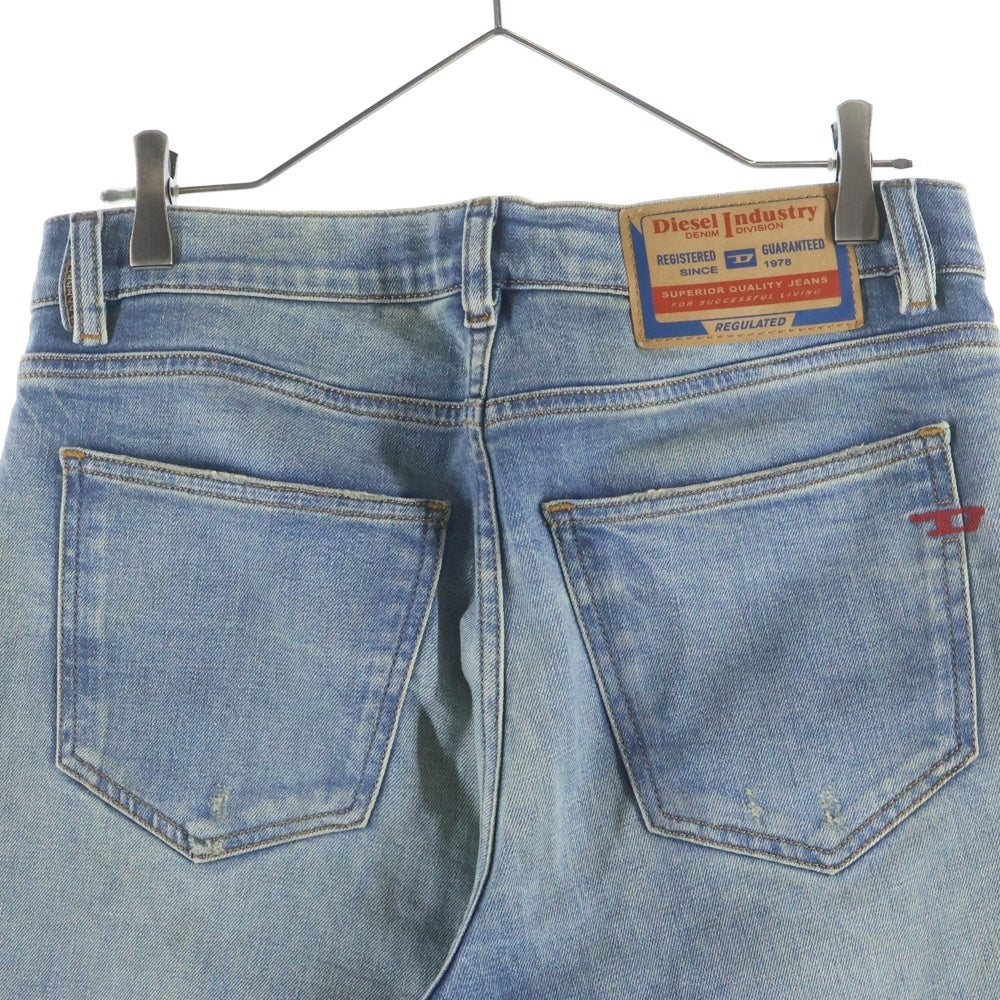 DIESEL INDUSTRY(ディーゼルインダストリー) 2019 D-STRUKT ウォッシュド加工 スリム デニムパンツ インディゴ A03562
