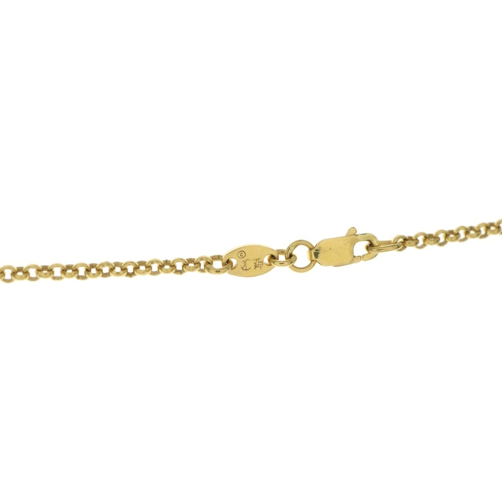 CHROME HEARTS(クロムハーツ) OLD 22K NECKCHAIN R16 オールド ロールチェーンネックレス 16inch ゴールド