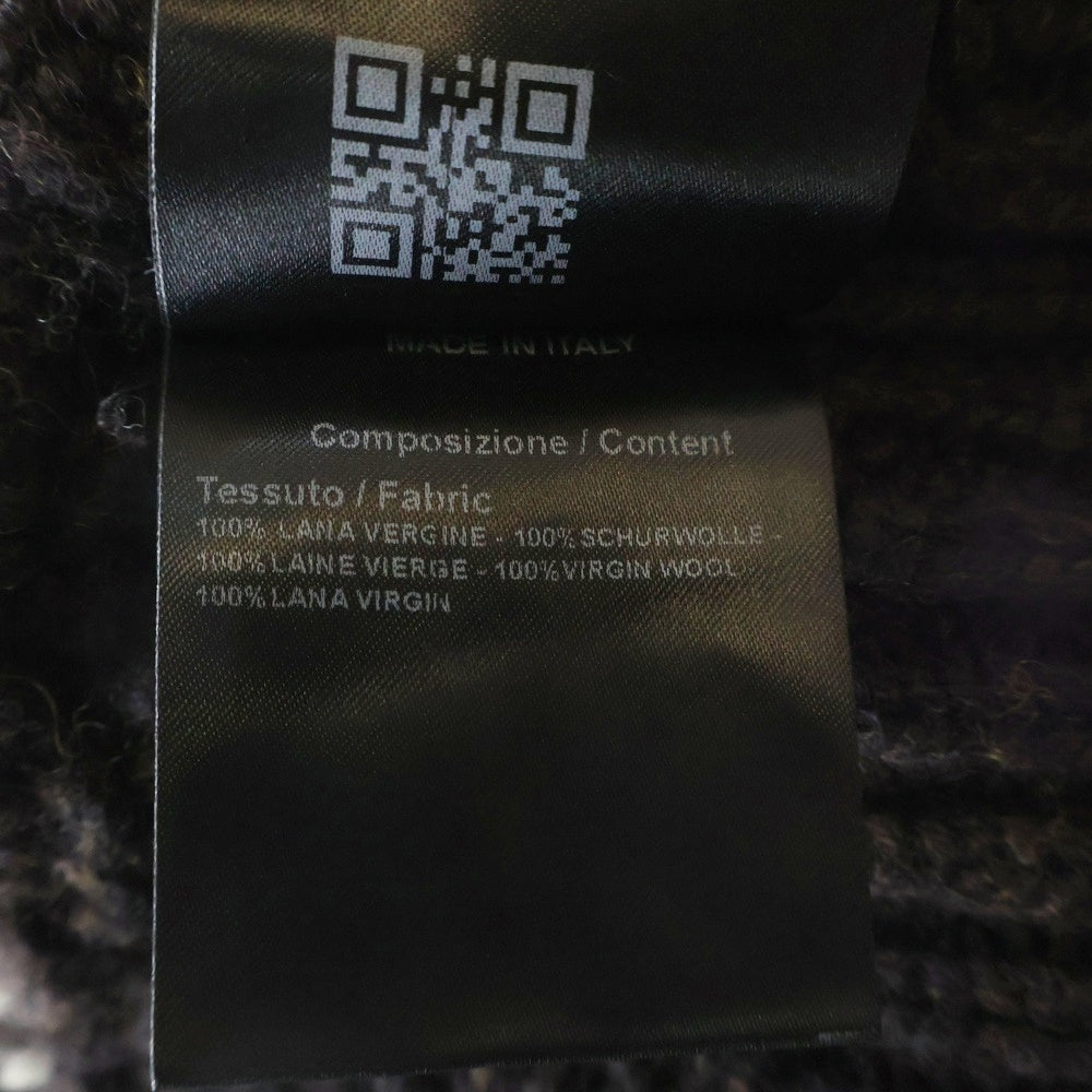 Calvin Klein(カルバンクライン) 205W39NYC オーバーサイズウールセーター ストライプニット ラフシモンズ ブラウン/ホワイト