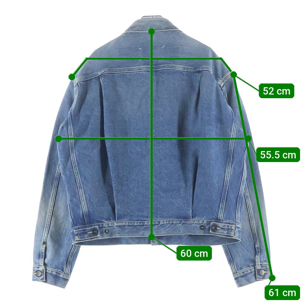 Maison Margiela(メゾンマルジェラ) 24AW Denim 2nd type Trucker セカンドタイプ デニムジャケット インディゴ S50AM0628