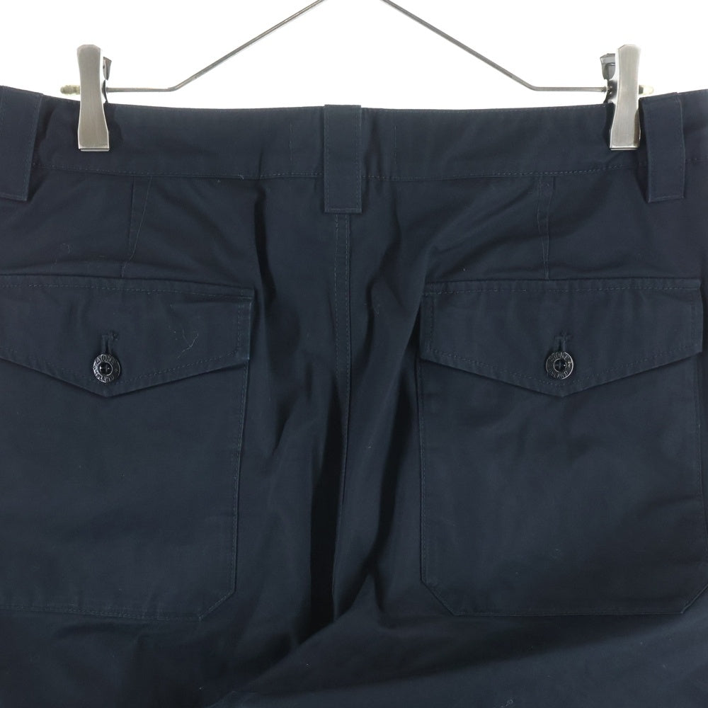 STONE ISLAND(ストーンアイランド) Ghost Ventile Pleated Pant ゴースト ストレートパンツ ブラック 8115312F1