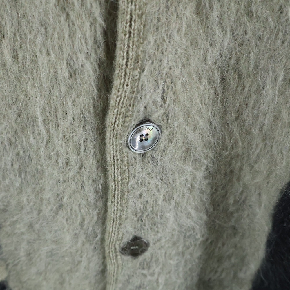 CELINE(セリーヌ) 24AW ブラッシュドモヘア ニットカーディガン ベージュ RV00K0ZQ1 CAF0