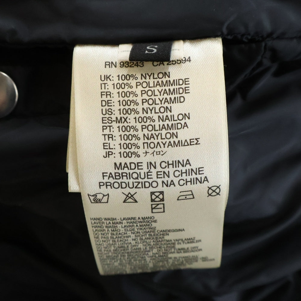 DIESEL(ディーゼル) 中綿入り キルティング ダブルライダースジャケット アウター ブラック