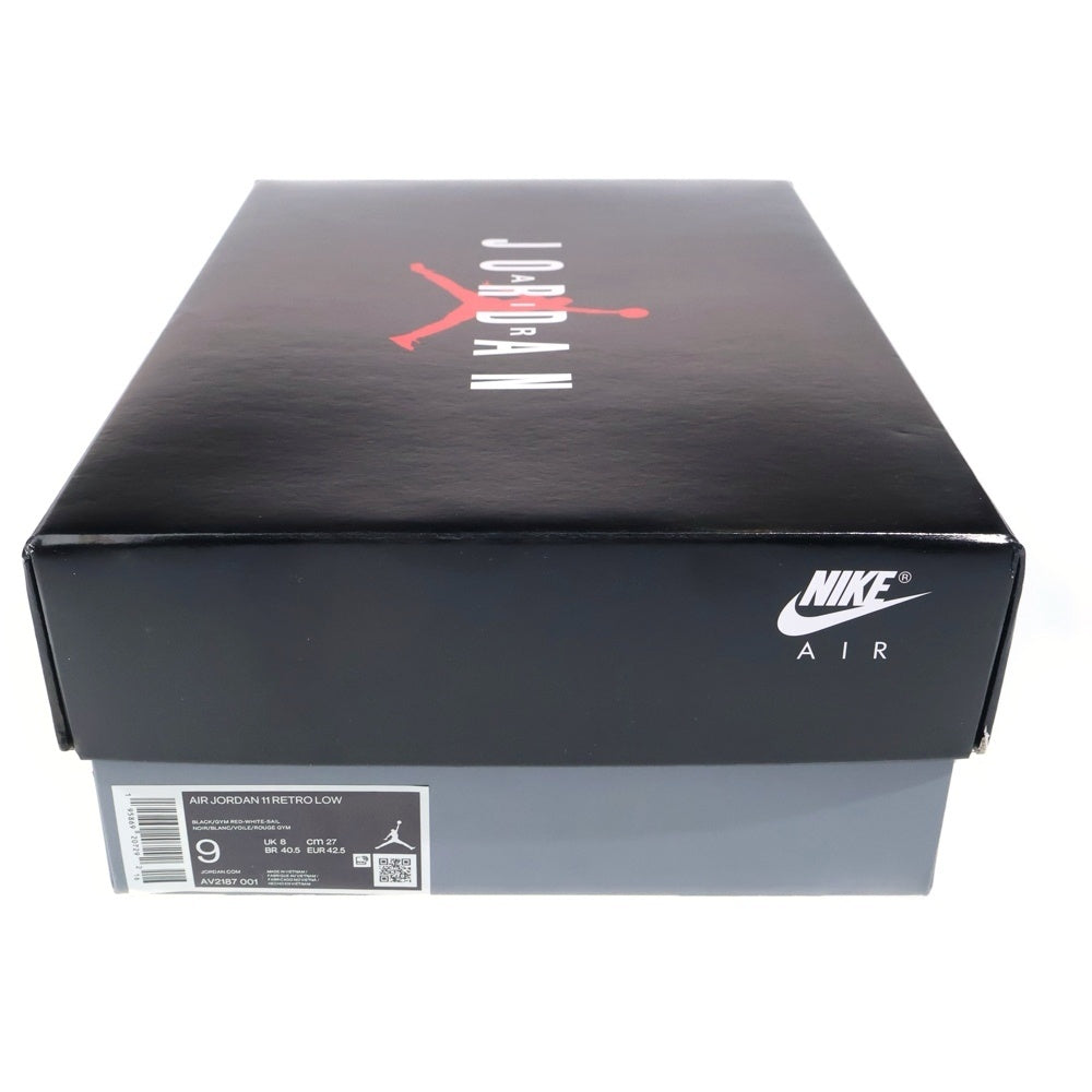 NIKE(ナイキ) AIR JORDAN11 RETRO LOW 72-10 AV2187-001 エアジョーダン11 ローカットスニーカー ブラック/ホワイト US9/27cm