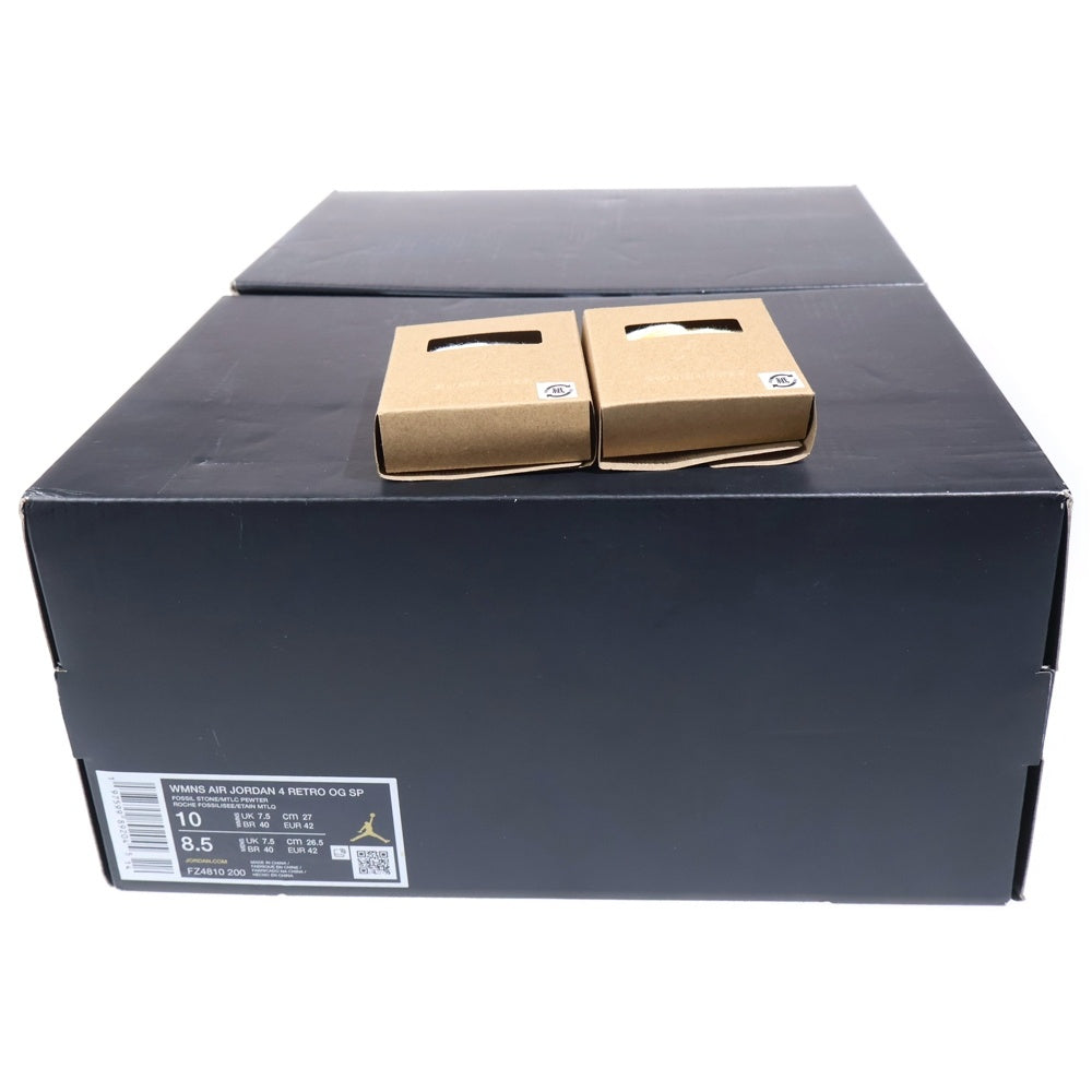 NIKE(ナイキ) ×A Ma Maniere WMNS AIR JORDAN 4 RETRO OG SP FZ4810-200 アママニエール エアジョーダン4 ミッドカットスニーカー ベージュ US W10/27cm