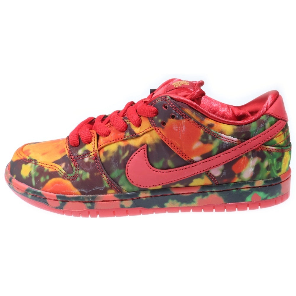 NIKE SB(ナイキエスビー) ×THE WIZARD OF OZ DUNK LOW PRO WOO QS POPPY FIELD FZ1291-600 オズの魔法使い ダンクロー ローカットスニーカー レッド US8.5/26.5cm