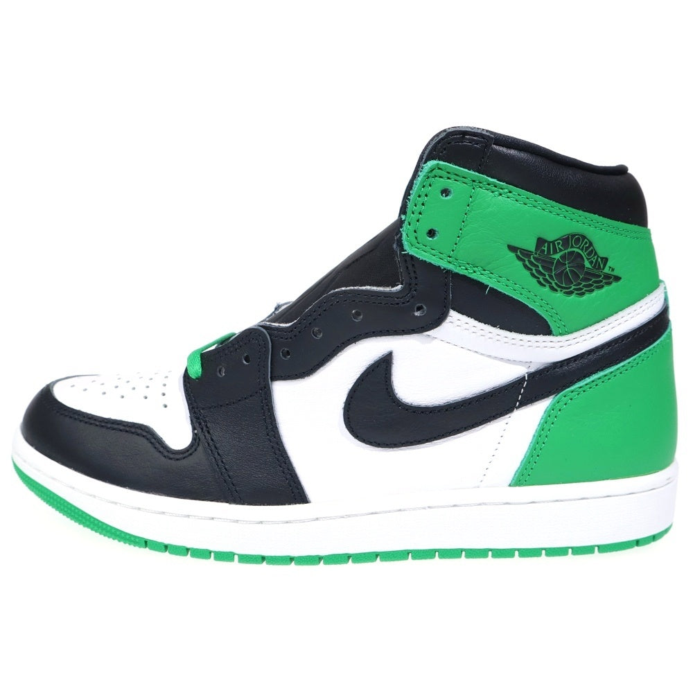 NIKE(ナイキ) AIR JORDAN 1 RETRO HIGH OG LUCKY GREEN DZ5485-031 エアジョーダン レトロ ラッキーグリーン ハイカットスニーカー ホワイト/グリーン US9/27cm