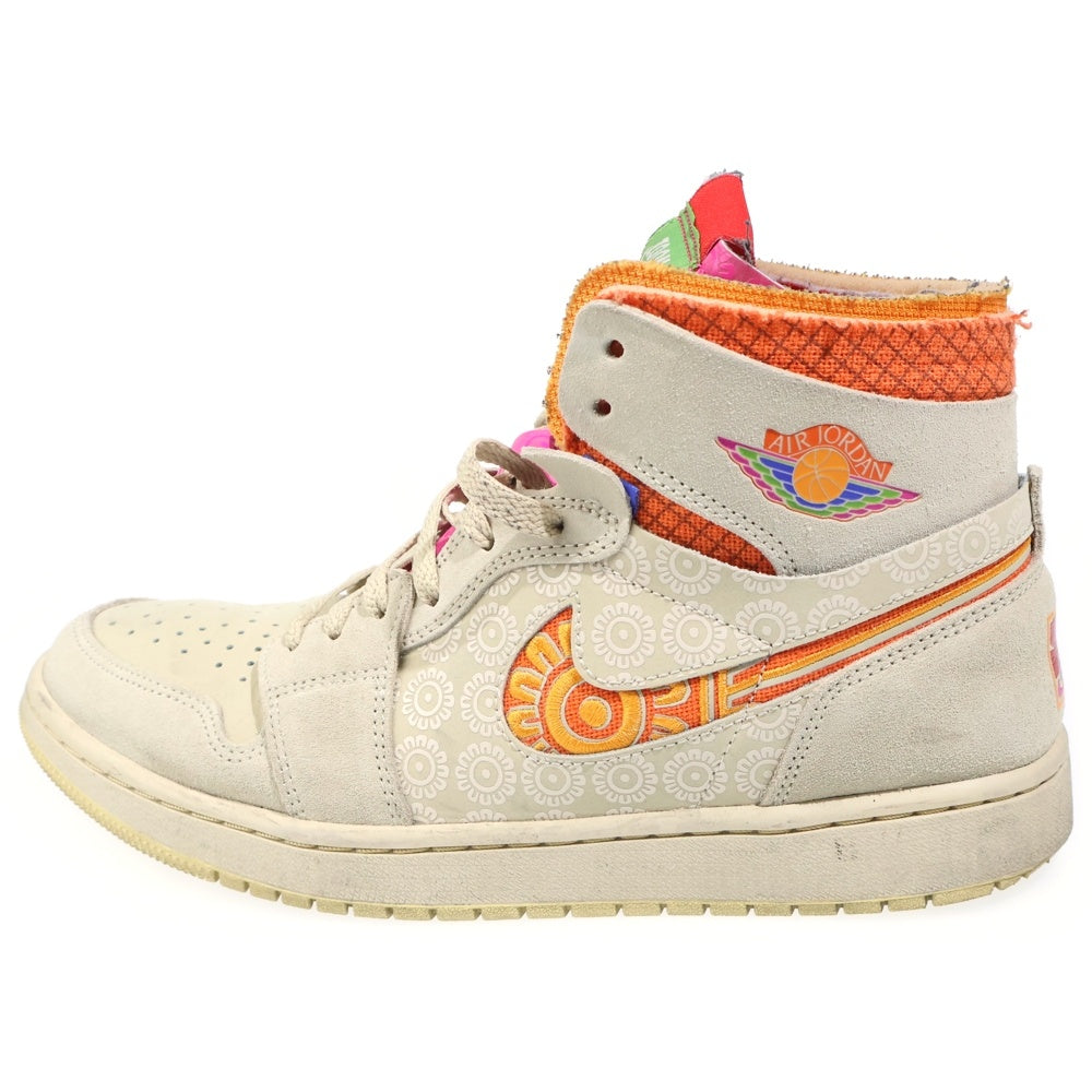 NIKE(ナイキ) AIR JORDAN 1 ZOOM AIR CMFT FB2931-288 エア ジョーダン 1 ズーム エア コンフォート ハイカットスニーカー ベージュ US9.5/27.5cm