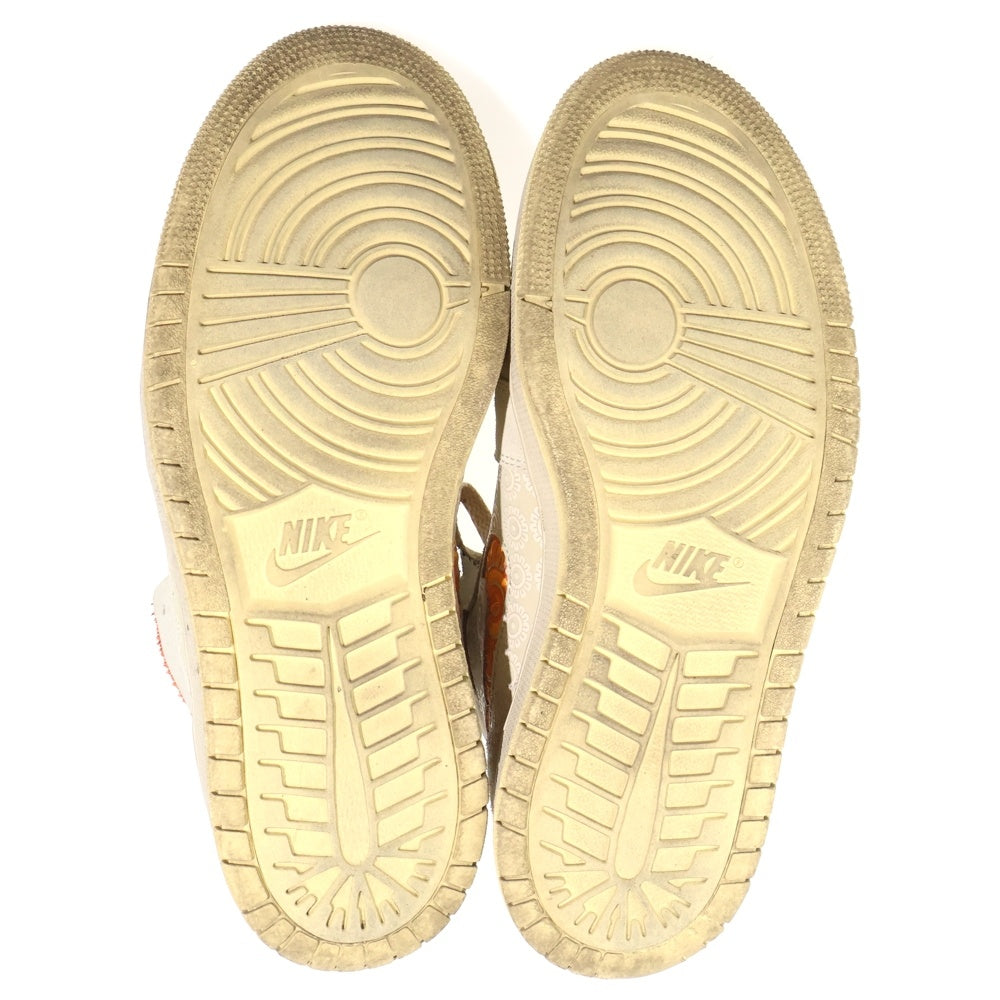 NIKE(ナイキ) AIR JORDAN 1 ZOOM AIR CMFT FB2931-288 エア ジョーダン 1 ズーム エア コンフォート ハイカットスニーカー ベージュ US9.5/27.5cm