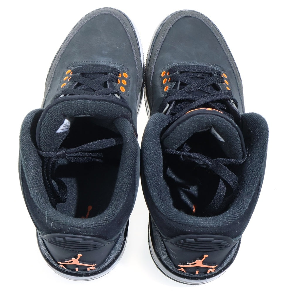 NIKE(ナイキ) AIR JORDAN 3 RETRO FEAR CT8532-080 エア ジョーダン 3 レトロ フィアー ミッドカットスニーカー グレー/ブラック US8.5/26.5cm