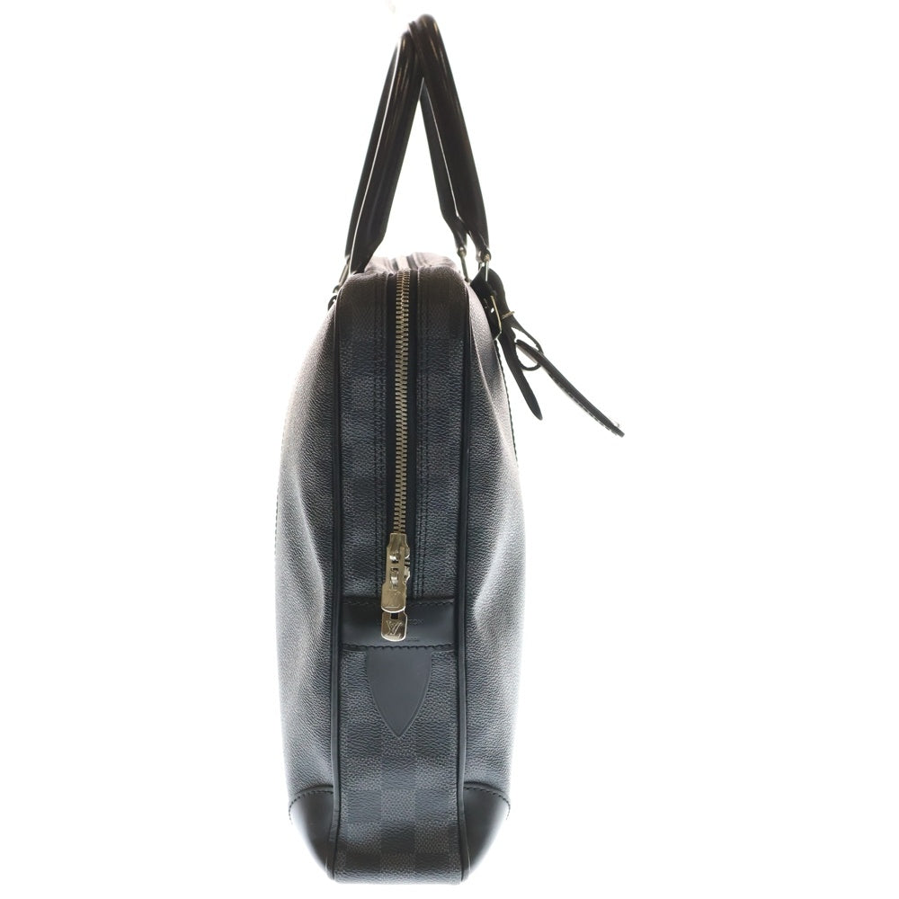 LOUIS VUITTON(ルイヴィトン) ダミエ・グラフィット ポルト ドキュマン・ヴォワヤージュ ビジネスバッグ ショルダーバッグ ブラック N41125