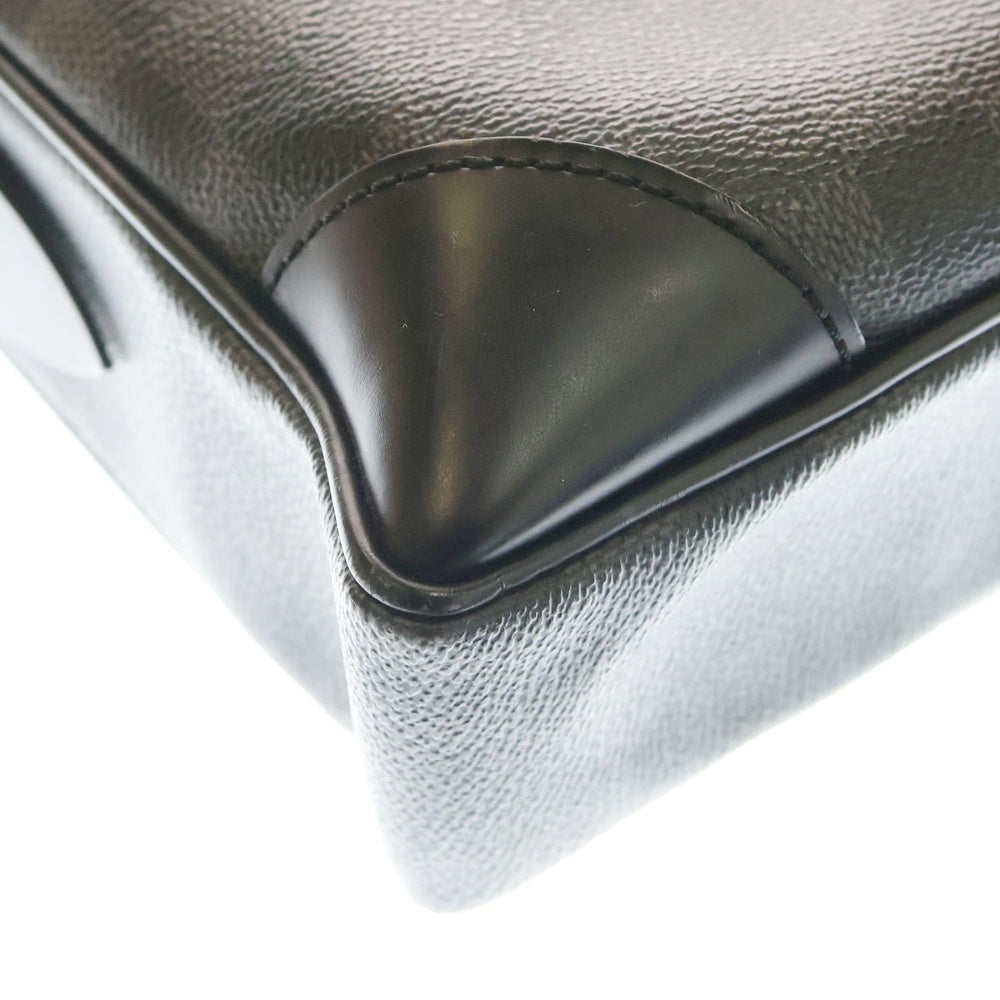 LOUIS VUITTON(ルイヴィトン) ダミエ・グラフィット ポルト ドキュマン・ヴォワヤージュ ビジネスバッグ ショルダーバッグ ブラック N41125