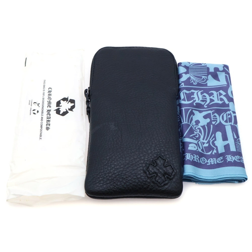 CHROME HEARTS(クロムハーツ) BOX-OFFICER BK-18KGP ダガーテンプル装飾 デモレンズ ブラックフレーム サングラス アイウェア ブラック/ゴールド