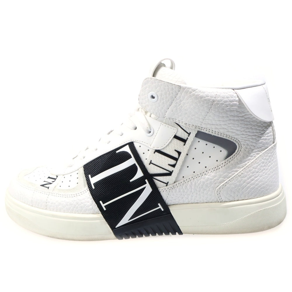 VALENTINO GARAVANI(ヴァレンチノガラヴァーニ) VLTNロゴ ハイトップスニーカー ホワイト TVE03Y2