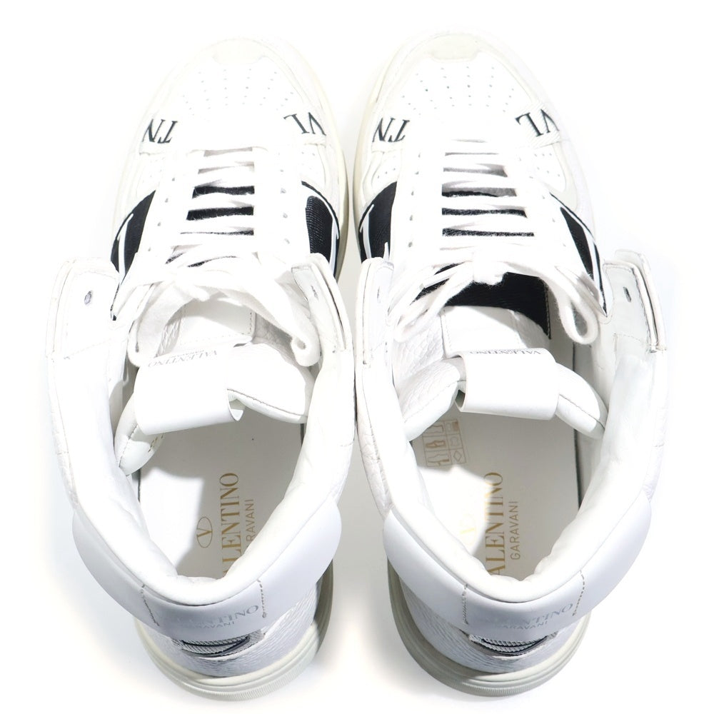 VALENTINO GARAVANI(ヴァレンチノガラヴァーニ) VLTNロゴ ハイトップスニーカー ホワイト TVE03Y2