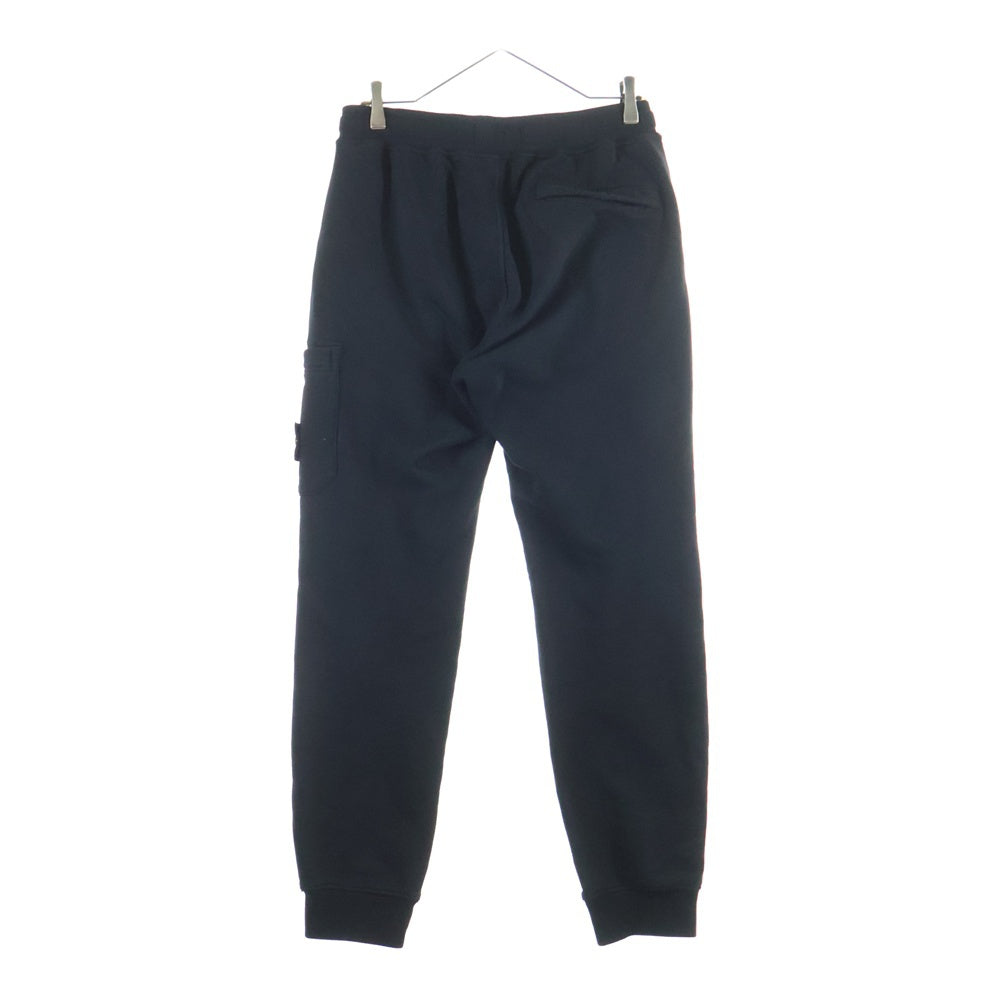 STONE ISLAND(ストーンアイランド) LOGO PATCH CARGO JOGGER 腕章 スウェット カーゴ パンツ 811564551 ブラック
