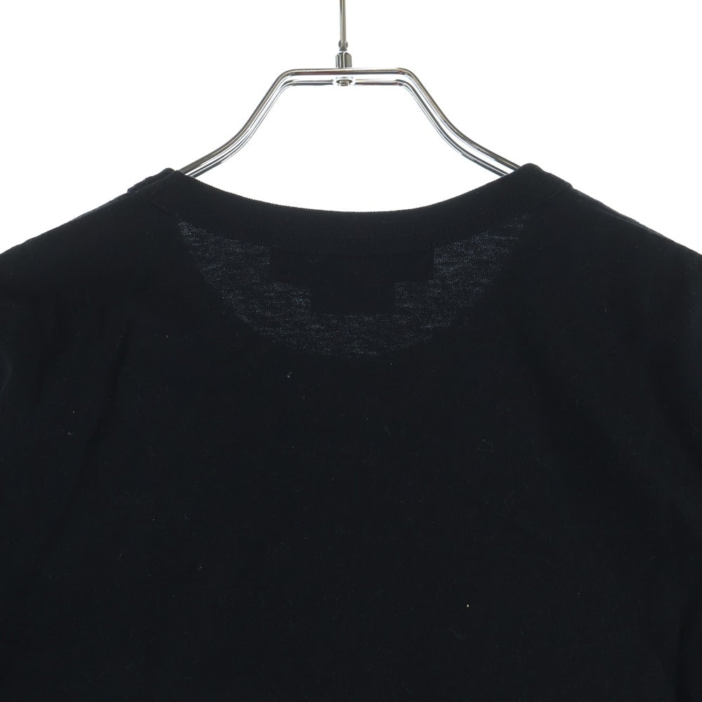 BLACK COMME des GARCONS(ブラックコムデギャルソン) FLIP PAGWSKI プリントロゴ 半袖Tシャツ カットソー 綿天竺 ブラック 1M-T503