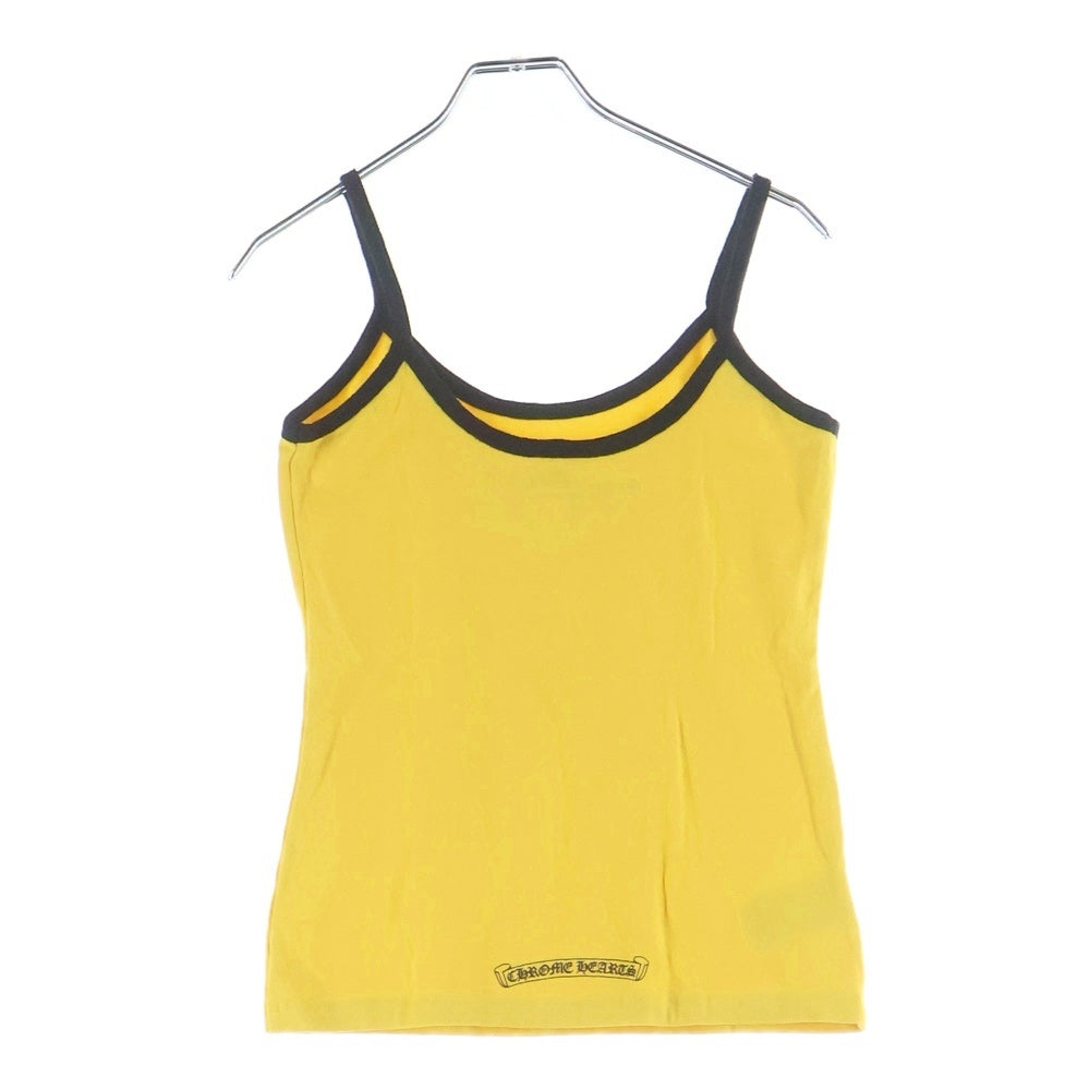 CHROME HEARTS(クロムハーツ) ホースシュープリント キャミソール タンクトップ イエロー/ブラック レディース