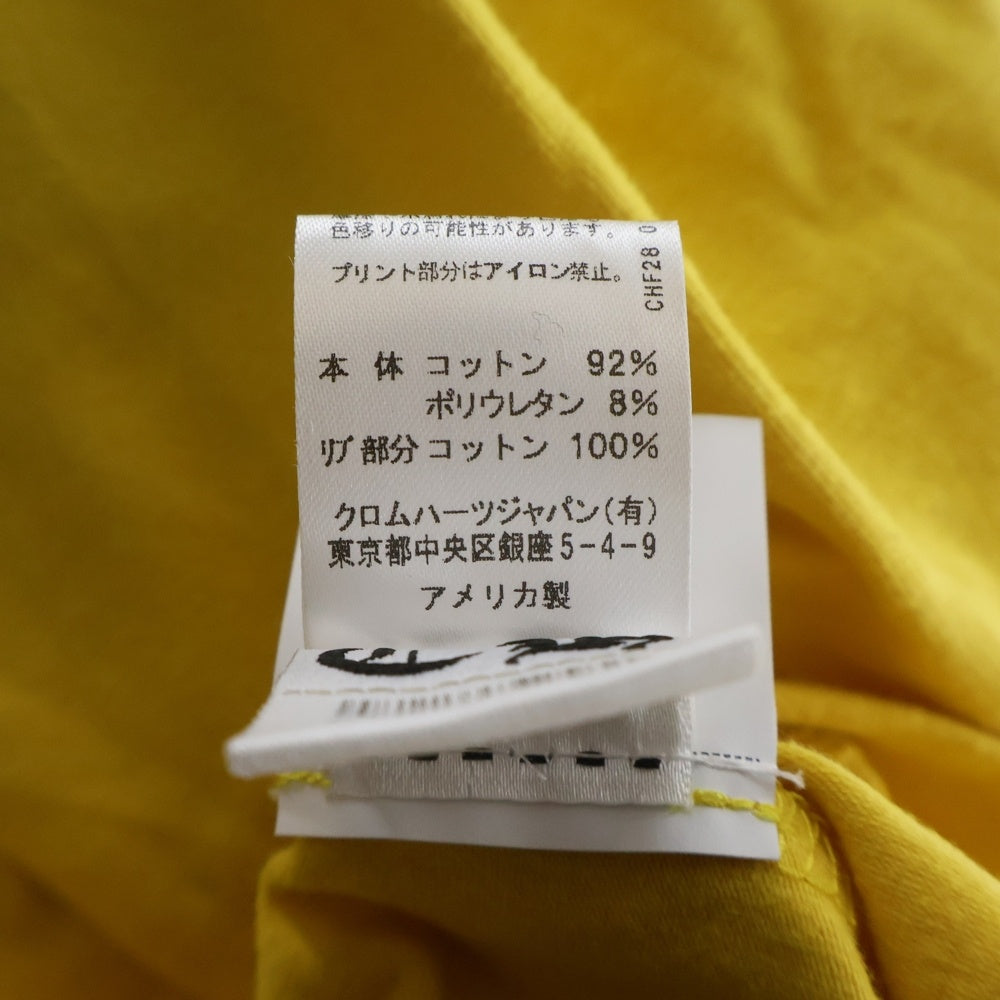 CHROME HEARTS(クロムハーツ) ホースシュープリント キャミソール タンクトップ イエロー/ブラック レディース