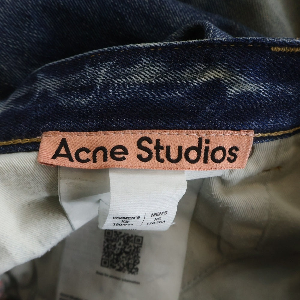 Acne Studios(アクネ ストゥディオズ) 2023 U Rocka ルーズフィットジーンズ デニムパンツ インディゴ C00094