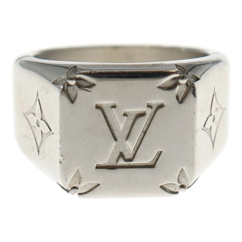 LOUIS VUITTON(ルイヴィトン) シグネットリング モノグラム 指輪 シルバー M62487 レディース