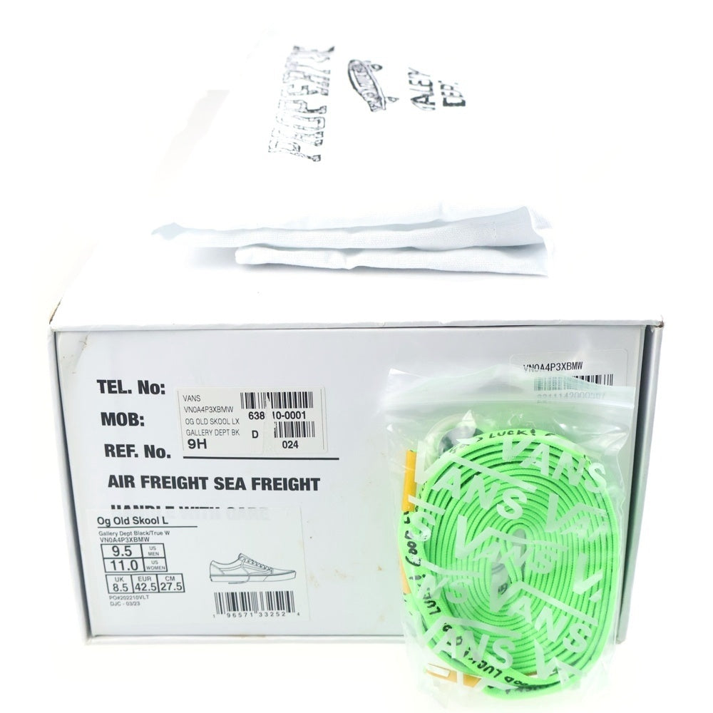 VANS(ヴァンズ) ×GALLERY DEPT. Good Luck ギャラリーデプト グッド ラック ブラック/ホワイト US9.5/27.5cm VN0A4P3XBMW
