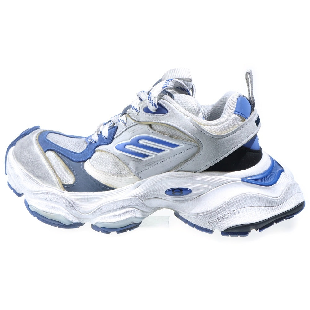 BALENCIAGA(バレンシアガ) CARGO カーゴ ヴィンテージ加工 ローカットスニーカー ホワイト/ブルー 785754