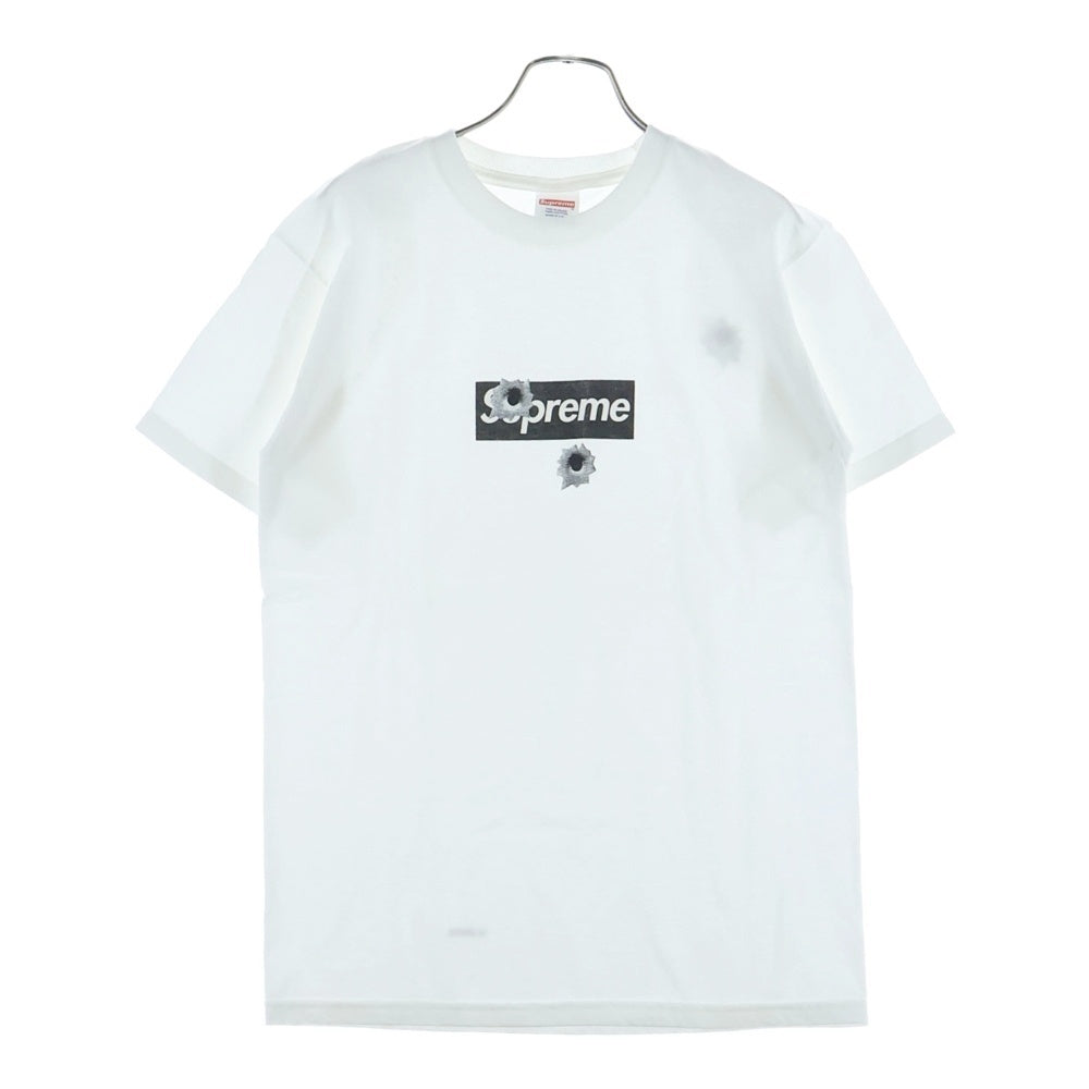 SUPREME(シュプリーム) 12AW Bullet Box Logo Tee 渋谷オープン記念 バレットボックスロゴ 半袖Tシャツ カットソー ホワイト