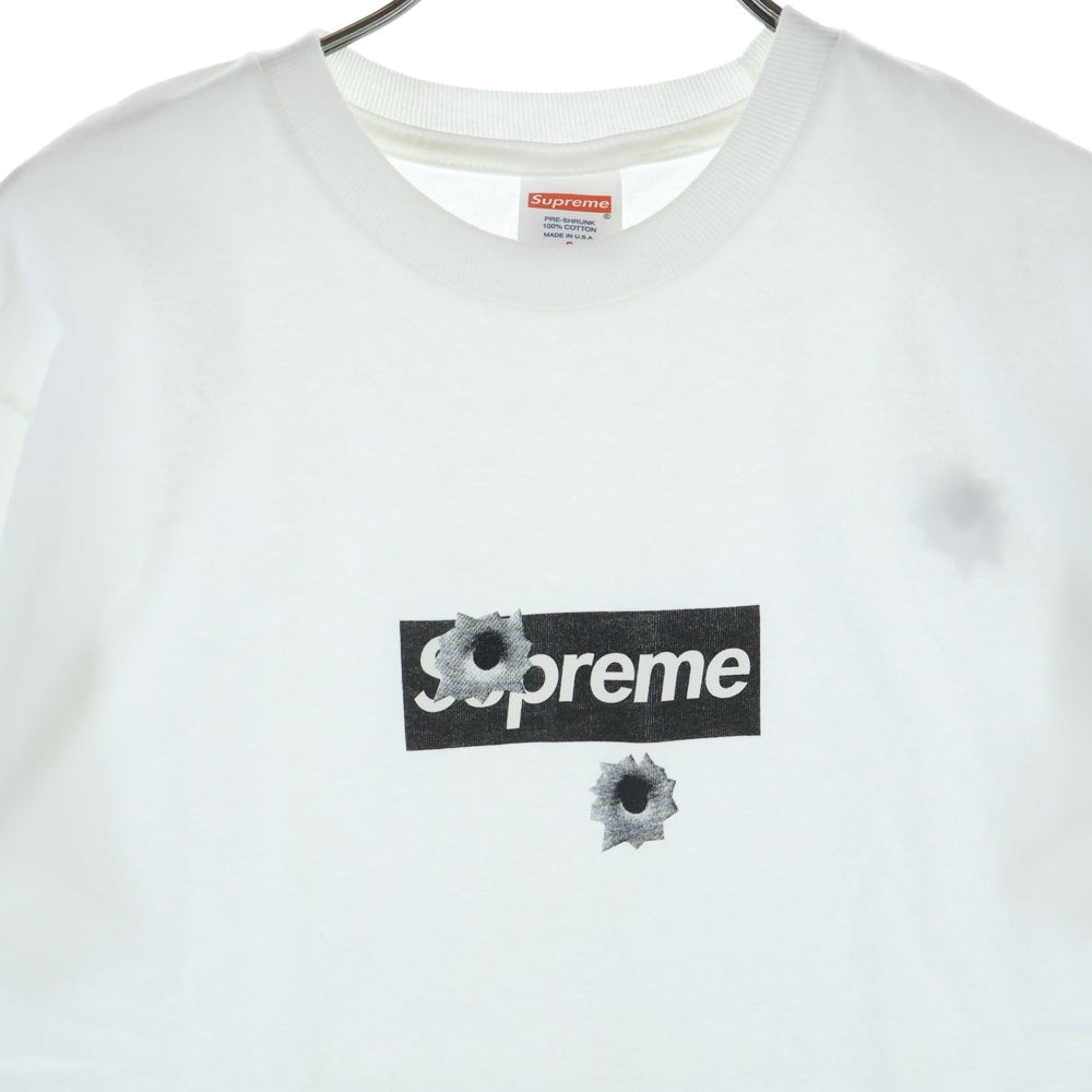 SUPREME(シュプリーム) 12AW Bullet Box Logo Tee 渋谷オープン記念 バレットボックスロゴ 半袖Tシャツ カットソー ホワイト