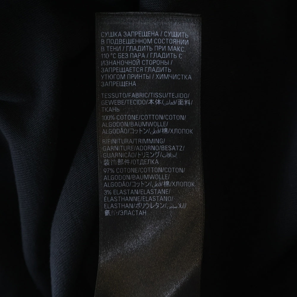 BALENCIAGA(バレンシアガ) 24AW ZL/S Double Front T-Shirts パリムーンプリント ロングスリーブ 長袖Tシャツカットソー ブラック 791613 TQVY2