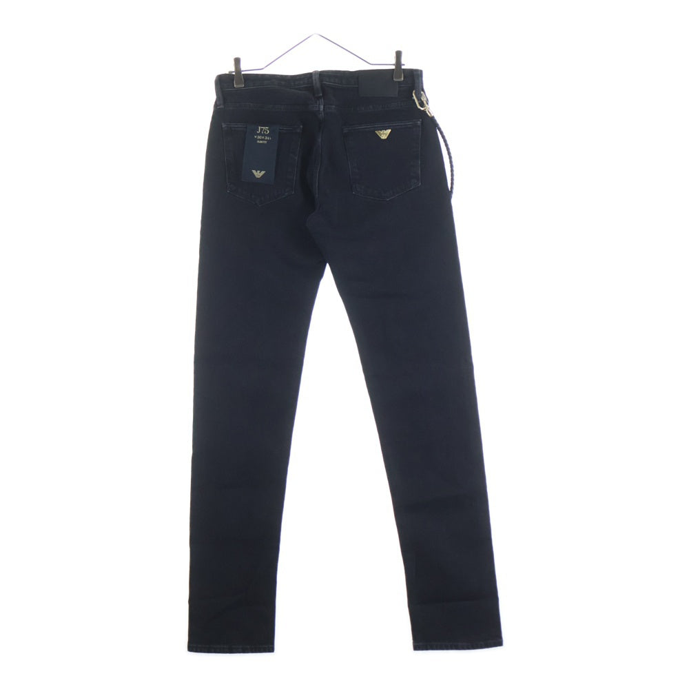 EMPORIO ARMANI(エンポリオアルマーニ) 22AW 5 Pocket Slim Fit denim Pants スリムフィットデニムパンツ ブラック 6L1J75 1DA2Z