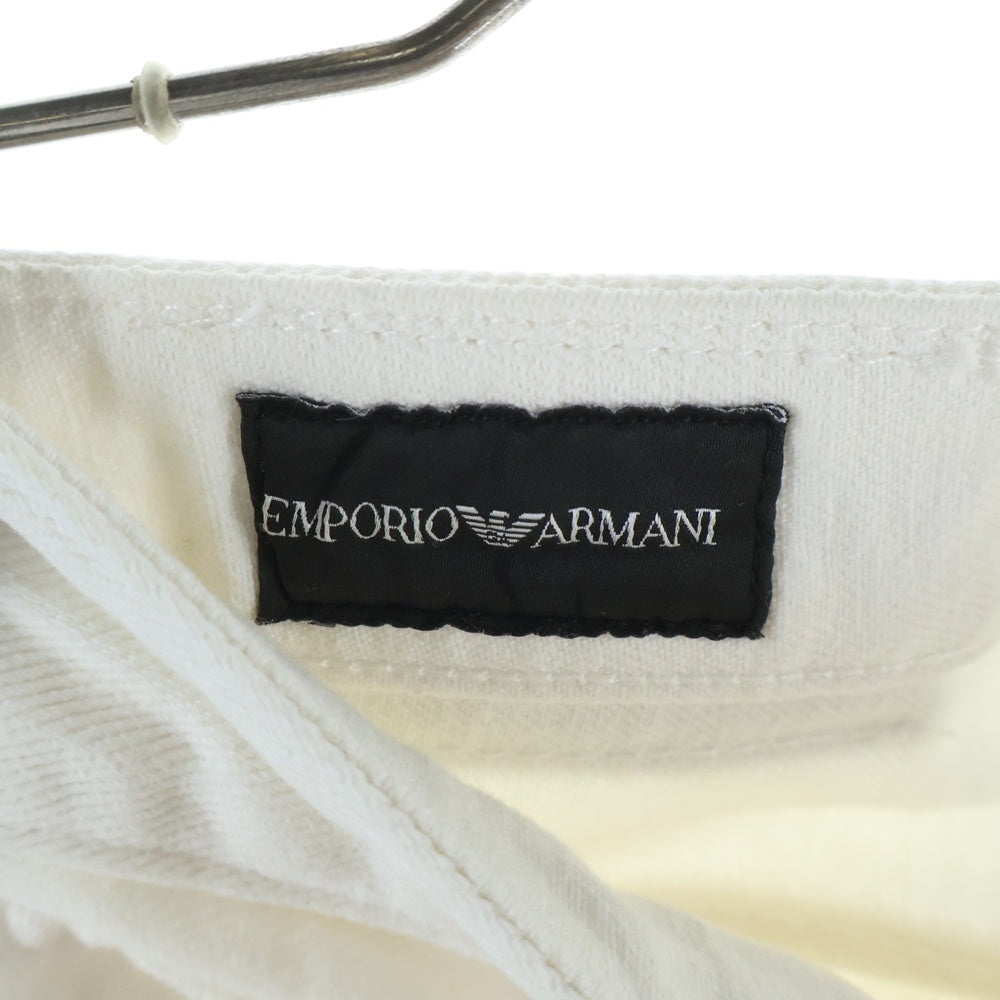 EMPORIO ARMANI(エンポリオアルマーニ) 22AW ダメージスリムフィットデニムパンツ ホワイト 6L1J75 1NMBZ
