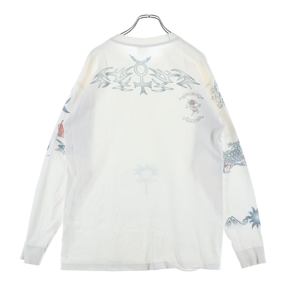 VINTAGE(ヴィンテージ) 90s DENNIS RODMAN TATTOO L/S デニス ロッドマン タトゥー ロンT 長袖カットソー ホワイト