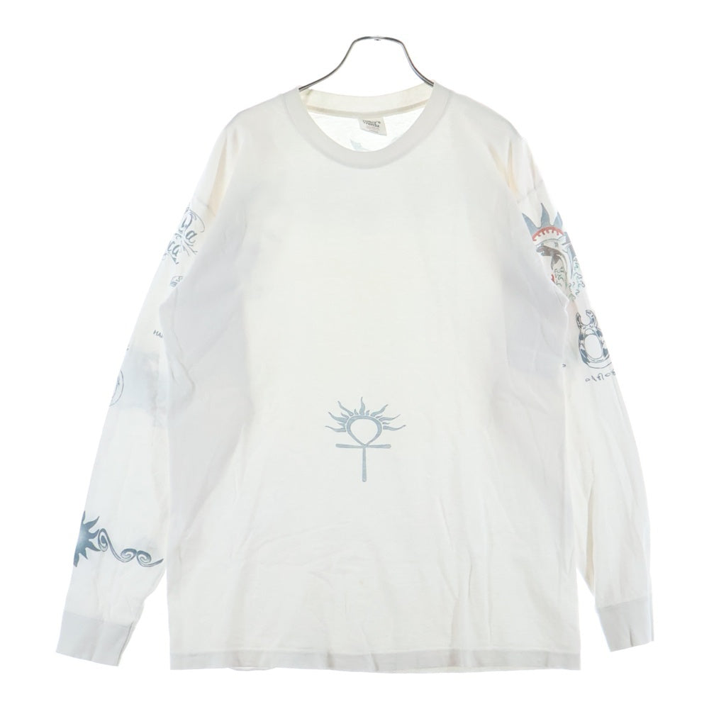 VINTAGE(ヴィンテージ) 90s DENNIS RODMAN TATTOO L/S デニス ロッドマン タトゥー ロンT 長袖カットソー ホワイト