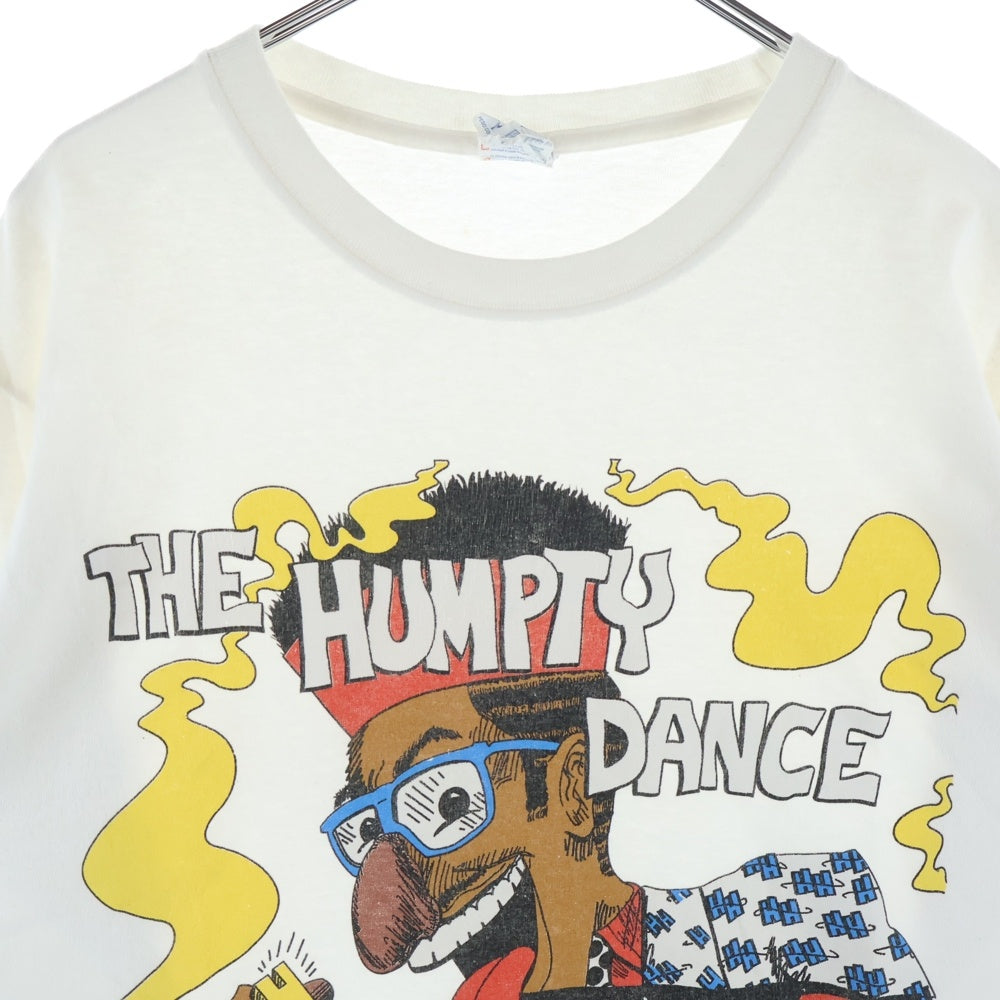 VINTAGE(ヴィンテージ) 80S DIGITAL UNDERGROUND THE HUMPTY DANCE デジタルアンダーグラウンド ザハンプティダンス プリント長袖Tシャツ カットソー ホワイト