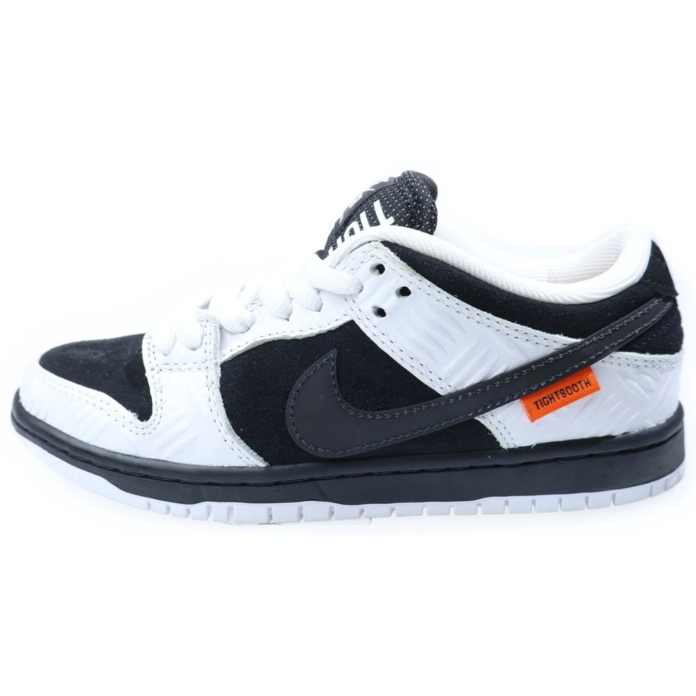 NIKE(ナイキ) ×TIGHTBOOTH DUNK LOW PRO QS タイトブース エスビーダンク ローカットスニーカー ホワイト/ブラック US4.5/23.5cm レディース