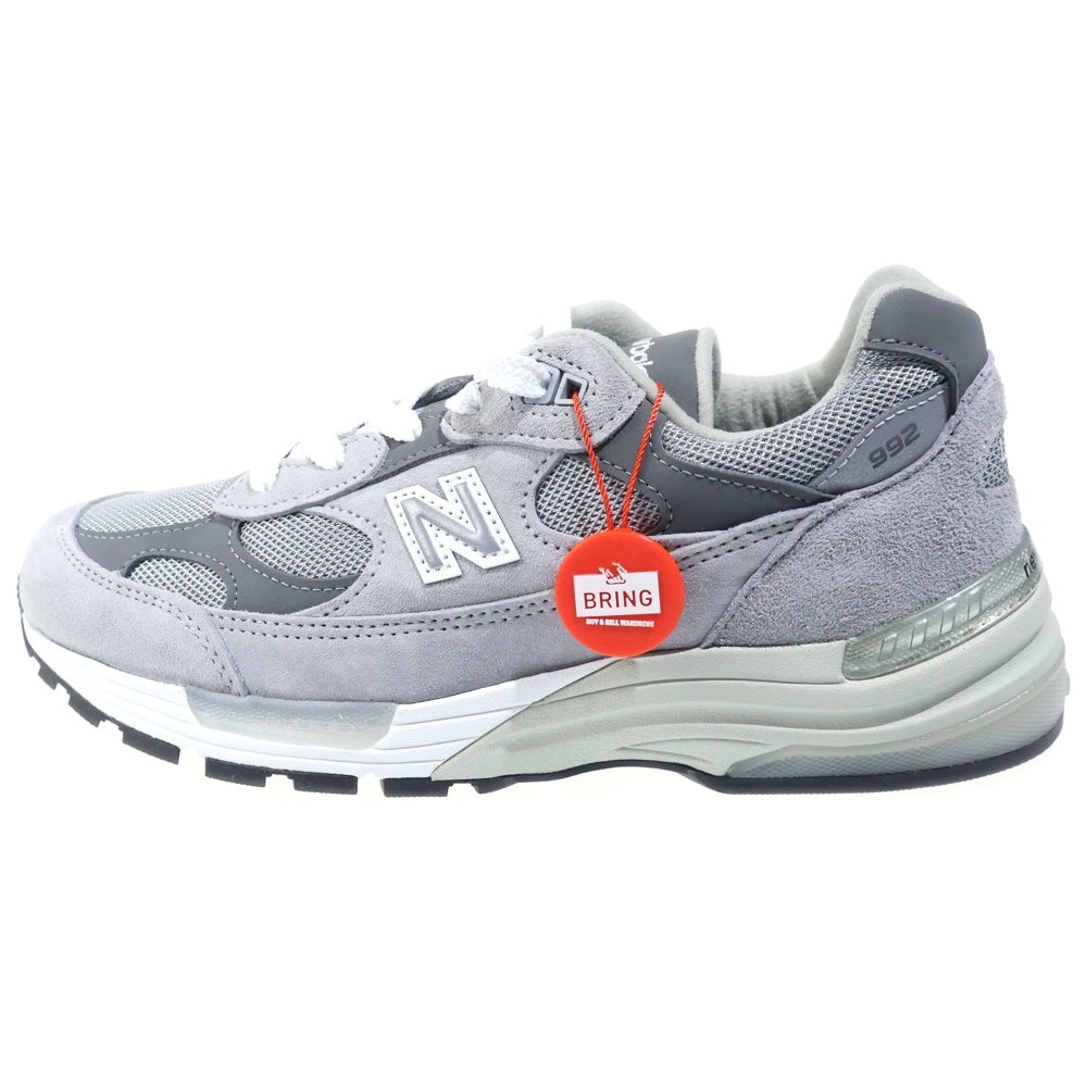 New Balance(ニューバランス) U992GY 2025 USA製 メッシュ ローカットスニーカー US8/26cm グレー