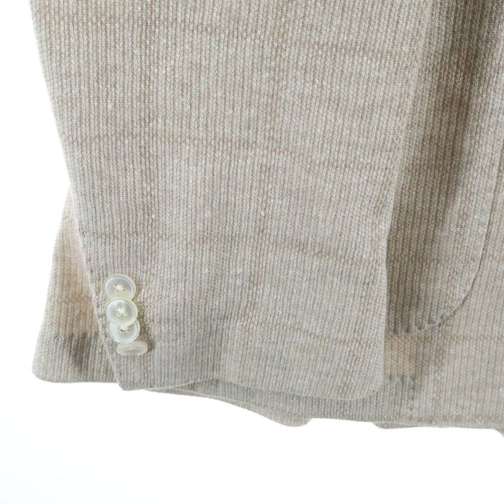 HUGO BOSS(ヒューゴボス) 2B リネンテーラードジャケット ベージュ